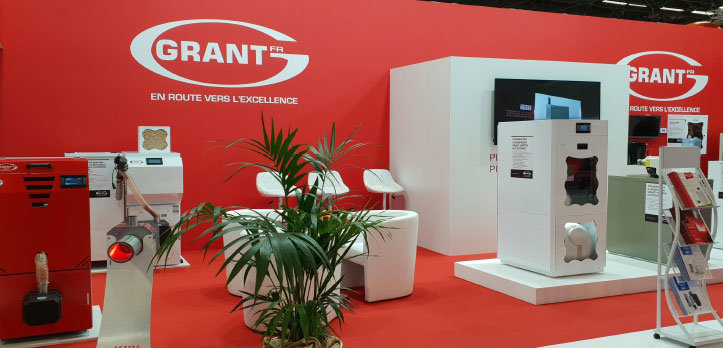 Grant France expose au salon Interclima ses gammes de chaudières condensation pour combustibles liquides (fioul, Bio fioul, G.T.L etc), Pompes à chaleur Aérona R32, et ses gammes de chaudières à granulés.
