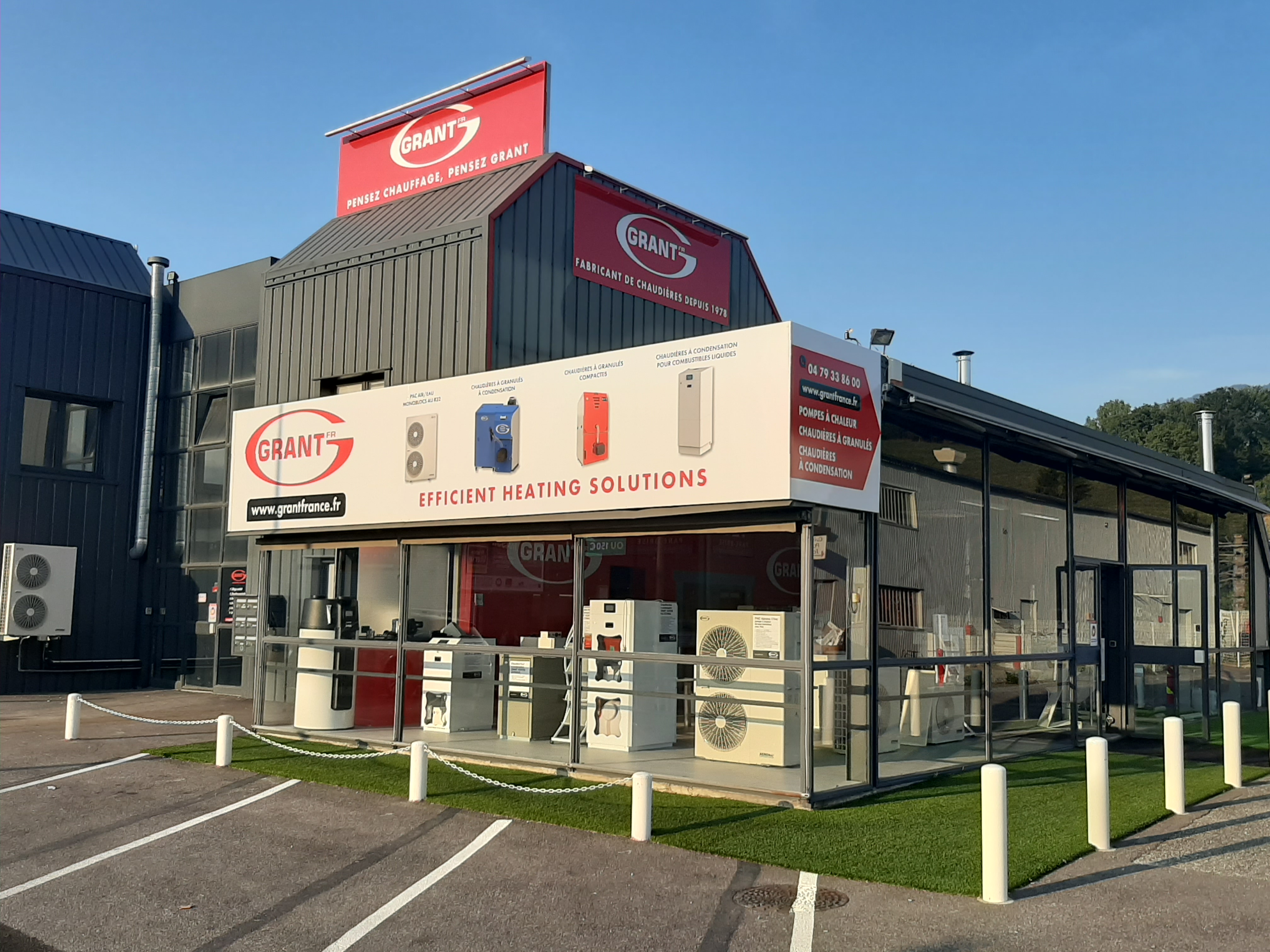 Grant France implante son siège à Chambéry (73), France.