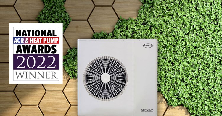 La pompe à chaleur air-eau Grant Aerona³ R32 remporte un prix industriel